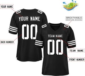 ผู้ผลิตเสื้อฟุตบอลอเมริกันสำหรับผู้ใหญ่แบบขายส่ง ผลิตจากโพลีเอสเตอร์ตาข่าย ระบายความร้อนได้ดี แห้งเร็ว ชุดกีฬา ชุดทีม - Product Image 6