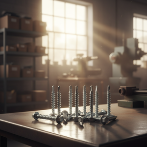 Tornillos Autorroscantes TEK con Cabeza Hexagonal y Ranura Hexagonal, Acero al Carbono Zincado, Marca PDC, Modelo 14, Clase 4.8 6.8, Rosca Gruesa - Product Image 1