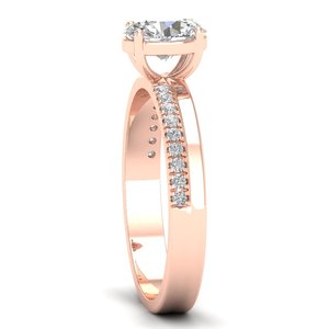 Anillos de compromiso REYES con moissanita certificada GRA de 1.43 quilates, joyería fina de plata de ley 925 de alta calidad, regalo de cumpleaños para ella - Product Image 3