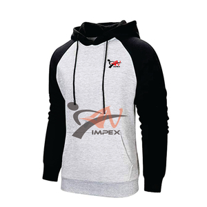 Sweat-shirts à capuche pour hommes en polaire, unis, pour la gym, l'entraînement et le sport, collection automne, prix abordable, vente en gros, logo personnalisé - Product Image 2