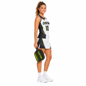 Conjunto de Uniforme Deportivo Personalizado para Pickleball, Top Deportivo sin Mangas y Falda para Mujer, Ropa de Equipo - Product Image 3