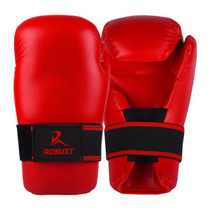 Guantes de Karate de Cuero para Práctica, Entrenamiento, Ejercicios Físicos y Ejercicio Diario - Cierre de Gancho y Bucle Antideslizante - Product Image 1