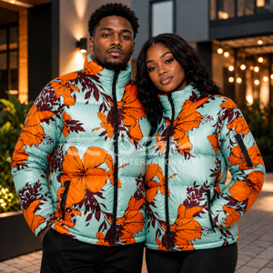 Cosh International Wholesale Mens <b>Padded</b> Puffer Jacket Custom Print Sublimation Print Premium Winter Fashion <b>Coat</b> OEM - Product Image 3