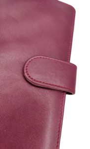 Portefeuille pour homme en cuir véritable, haute qualité, long, avec plusieurs emplacements pour cartes, sécurité RFID, doublure douce et résistante, fermeture à bouton-pression, logo personnalisé - Product Image 5