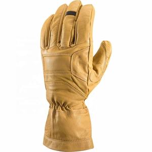 Fournisseur direct d'usine, gants de ski de haute qualité à doigts entiers, design de logo personnalisé, cuir de chèvre pour les sports d'hiver, snowboard - Product Image 3