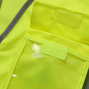 Concevez votre propre logo, gilet de sécurité pour hommes, personnalisé, multi-poches, haute visibilité, ANSI classe 2, imperméable, réfléchissant, gilet de travail - Product Image 4