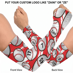 ZAINI Unisex <b>Compression</b> <b>Arm</b> <b>Sleeves</b> 120g Polyester Spandex Breathable Anti-Bacterial Eco-Friendly Custom Heat Transfer Logo - Product Image 6