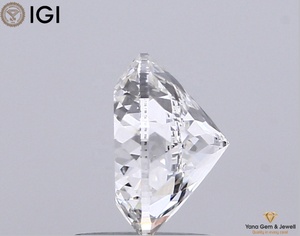 Diamante Cultivado en Laboratorio CVD de Forma Portuguesa, Color F, Claridad VS1, 1.00 Quilates, con Certificado IGI, para un Brillo Puro, Colgante Solitario - Product Image 3