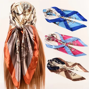 Sleek Look Design Silk <b>Scarf</b> Worn As Wrap Or Tie Silk <b>Scarf</b> Essential Layer All Year Silk <b>Scarf</b> Wholesale Rate Silk <b>Scarves</b> - Product Image 6