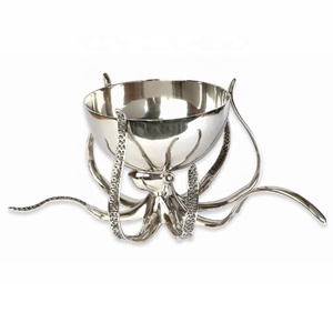 Enfriador de vino con cabeza de ciervo de aluminio niquelado de alta calidad, herramientas de barra de Metal DE LA India, Enfriador de vino de acero inoxidable extraíble - Product Image 6