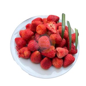 Fresas deshidratadas congeladas a precio económico al por mayor, la mejor marca de Vietnam, fresas FD, snack crujiente de bajo contenido de azúcar, gran oferta para venta minorista. - Product Image 6