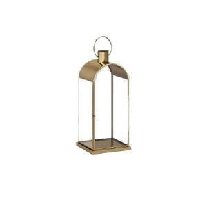 Farol de Vela Moderno y Elegante con Acabado en Color Dorado, para Exteriores y Patios, Estilo Vintage, Tamaño y Forma Personalizables - Product Image 3