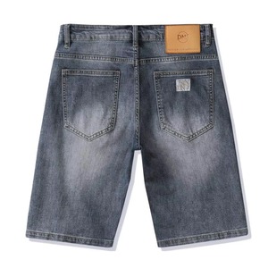 Pantalones Cortos de Mezclilla para Hombre, 100% Algodón, Cintura Elástica, Casuales, Transpirables, de Verano, Marca Personalizada, Jeans Cortos de Moda, Venta al Por Mayor, OEM, ODM, Nuevos - Product Image 2