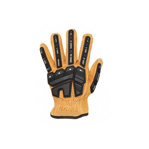 Gants tactiques en cuir durables de haute qualité, compatibles écran tactile, imperméables, couleurs personnalisables, protection ignifuge - Product Image 1