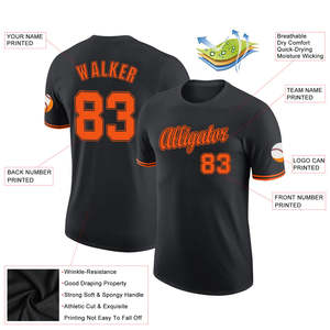 Maillot de baseball personnalisé avec nom et numéro d'équipe, T-shirt de performance athlétique, Vente en gros, Fabricant OEM de vêtements de sport sublimés pour équipes - Product Image 2