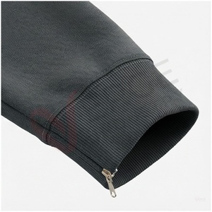 Conjunto Deportivo Gris con Capucha para Hombre, Manga Larga, Color Sólido, Transpirable, Informal, para Otoño, Corte Regular, Cierre con Cordón - Product Image 6
