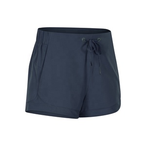 Shorts de sport et Fitness pour femmes, séchage rapide, personnalisé, avec poches, tenue ample d'été, vente en gros, - Product Image 3