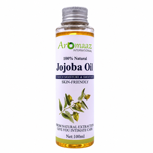 น้ำมันโจโจบาออร์แกนิคสกัดเย็นบริสุทธิ์ 100% เกรดเครื่องสำอาง จาก Aromaaz International ผู้จัดจำหน่ายน้ำมันตัวพาแบบขายส่งจากอินเดีย - Product Image 1