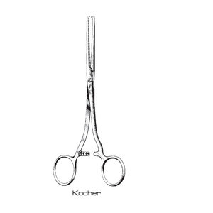 Tijeras Quirúrgicas Kocher de 16 cm (6¼ Pulgadas), Instrumento Manual para Cirugía General, Clase II, Certificado CE - Product Image 6