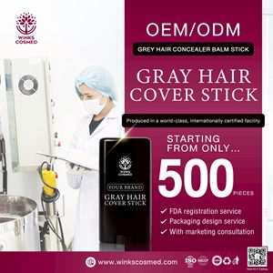 Bâton correcteur de cheveux gris OEM ODM sous marque privée, imperméable, couvrance instantanée, retouche des racines, aspect naturel - Product Image 4