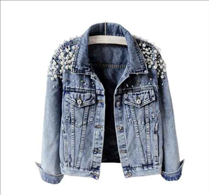 Chaqueta Vaquera Informal para Mujer, Nueva Colección, Alta Calidad, con Botones, Diseño Personalizado, OEM, ODM, Venta al Por Mayor - Product Image 6