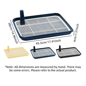 Bac de toilette d'intérieur pour chien avec support amovible pour tapis d'entraînement comportemental pour animaux de compagnie, faible MOQ - Product Image 1