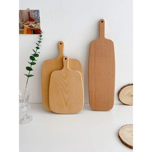 Planche à découper en bois artisanale, planche à découper en bois naturel pour la préparation des aliments en cuisine, restaurant, hôtel, vente en gros - Product Image 5