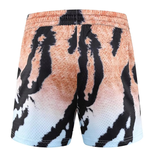 Achetez maintenant des shorts de sport en mesh pour hommes, imprimés, respirants, à séchage rapide, avec logo personnalisé, OEM, ODM, fabricant en gros - Product Image 3