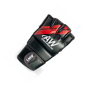 ถุงมือ Askar Wear Ind Mma แบบครึ่งนิ้ว หนังแท้ ปิดด้วยเวลโคร สำหรับศิลปะการต่อสู้ ยูนิเซ็กซ์ - Product Image 1