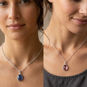 Colgante de Turmalina Multicolor en Forma Ovalada de 13-15 mm con Engaste Abierto, Chapado en Plata de Ley y Rodio, Certificado IGI, Bonito Regalo - Product Image 6