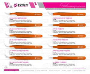 High Quality 6-Piece <b>Eyelash</b> <b>Extension</b> Tweezers Set <b>Kit</b> Stainless Steel Customized Logo Sustainable Different Colors - Product Image 6