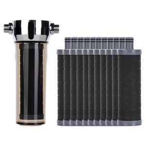 ตัวกรองฝักบัวคู่มูลมัง ดีลักซ์ พร้อมรีฟิล 11 ชิ้น ได้รับการรับรองมาตรฐาน NSF 177 372 ปริมาณการกรอง 3200 แกลลอน กำจัดคลอรีนและสารโลหะหนัก - Product Image 1