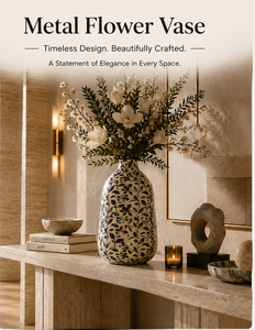 Jarrón de Cerámica con Diseño Floral Moderno, Decoración de Mesa para el Hogar, Diseño de Interiores - Product Image 2