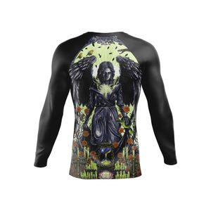 Camisetas de Compresión de Spandex con Logotipo Personalizado, Sublimadas, para Surf, Buceo, Rashguard, Uniformes de BJJ, Unisex, Rash Guard Romano para MMA - Product Image 4