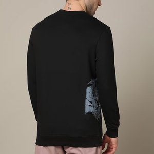 Cheap Men High Quality Male Solid Sweat Shirt With Crew Neck Custom Made Men Cotton <b>Plain</b> <b>Sweatshirt</b> With Long Sleeve - Product Image 2