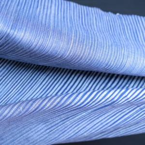 Premium Wholesale Eco-Friendly 100% Organic Handloom Woven Khadi Cotton <b>Fabric</b> Stripe Breathable 150GSM <b>Medium</b> Weight Quick Dry - Product Image 1
