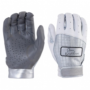 ถุงมือตีเบสบอลมืออาชีพสำหรับผู้ชาย ถุงมือซอฟต์บอลน้ำหนักเบา นุ่ม และระบายอากาศได้ดี พร้อมด้ามจับกันลื่นและป้องกันมือ - Product Image 5