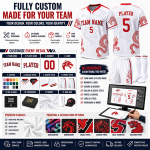 Conjunto de Fútbol Personalizado para Niños, Uniforme de Fútbol Juvenil, Camiseta y Pantalones Cortos Sublimados, Fabricante de Kits de Equipo OEM ODM - Product Image 2