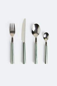 Ensemble de couverts en métal épais à finition miroir pour chefs professionnels et efficacité de service en restaurant - Product Image 6