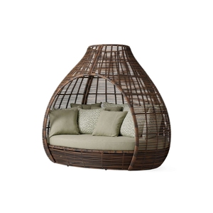 Muebles de aluminio y ratán combinados para proyecto de cafetería y hotel fabricados en Indonesia - Product Image 1