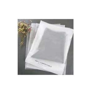 Indian-Made Environmentally Safe Biodegradable Gravure Printed Cornstarch-Based 100% <b>Compostable</b> PLA Zipper Top Courier - Product Image 4