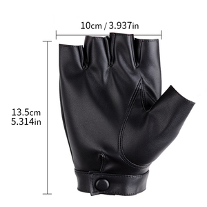 Gants de sport en PU sans doigts, longueur poignet, respirants, non doublés, pour le cyclisme printemps-été - Product Image 2