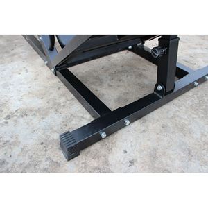 Gamba regolabile professionale pressa Hack Squat Machine Home Gym sistema lineare cuscinetto per tutta la parte inferiore del corpo di allenamento di stoccaggio del peso - Product Image 6