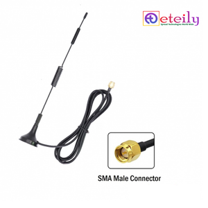 เอเทลลี่ 4G 10dBi เสาอากาศแม่เหล็กแบบสปริง สายเคเบิล RG174 (ยาว 3 เมตร) + ขั้วต่อ SMA ตัวผู้ รุ่นโลหะ ET-LT12M-1L3-SMS ผลิตในอินเดีย - Product Image 1