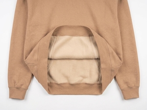 เสื้อฮู้ดผู้ชายสีพื้น ทรงปกติ ผ้าฝ้ายฟลีซ 100% สวมใส่สบายๆ สไตล์ลำลอง เหมาะสำหรับฤดูใบไม้ร่วง รับผลิตแบบ OEM เสื้อฮู้ดแนวสตรีทแวร์ - Product Image 6