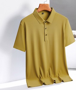 Camiseta de Hombre de Color Sólido, Cuello Redondo, Manga Corta, Corte Regular, Informal, Cómoda para el Día a Día, Prenda Básica Esencial - Product Image 4