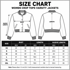 Chaqueta Varsity Blanca para Mujer en Oferta, con Insignias de Chenille, Mangas de Cuero a Rayas, Cuello Alto Retro, Chaqueta de Béisbol - Product Image 6