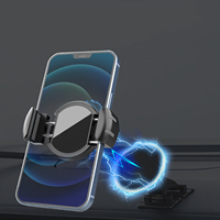Support de voiture multifonctionnel à pince magnétique flexible pour téléphone portable avec support d'aération