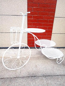 <b>Cycle</b> Shape Three Tier Cake <b>Stand</b> Perfect For Event Serving Display And Bakery Shop Presentation Decor Handcrafted From India - Product Image 6