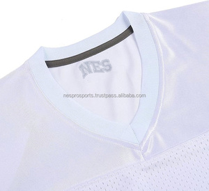 Maillots de football vierges pour hommes en gros, respirants en mesh, pour l'entraînement, logo personnalisé disponible - Product Image 2